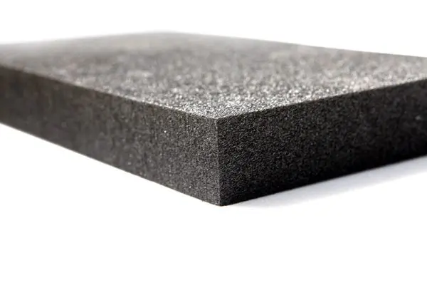 Fire rated foam block used in various applications