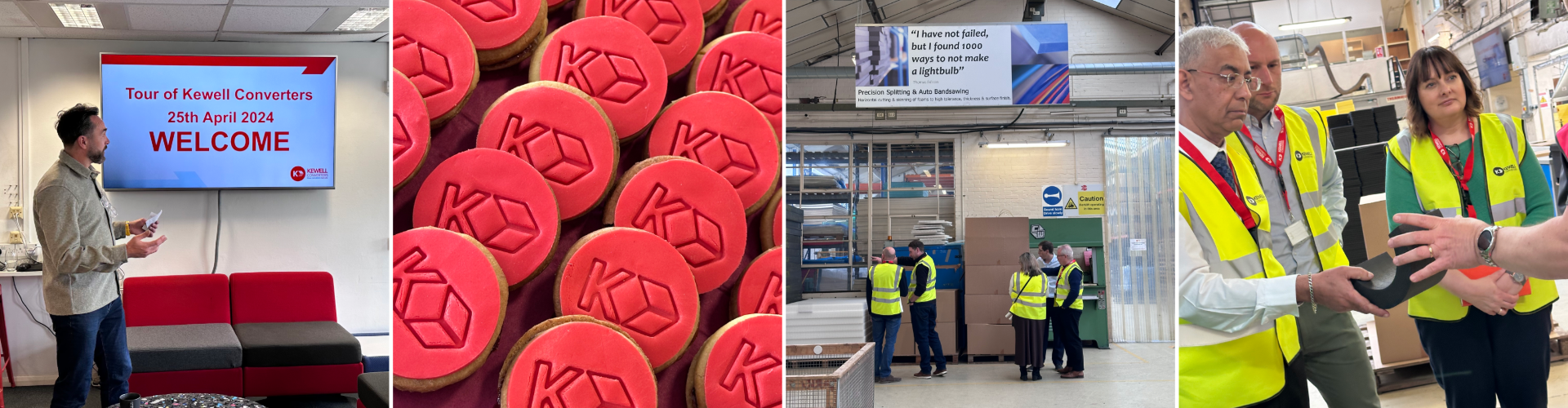 Kewell Converters invite members from the UK Gasket & Sealing Association to a factory tour