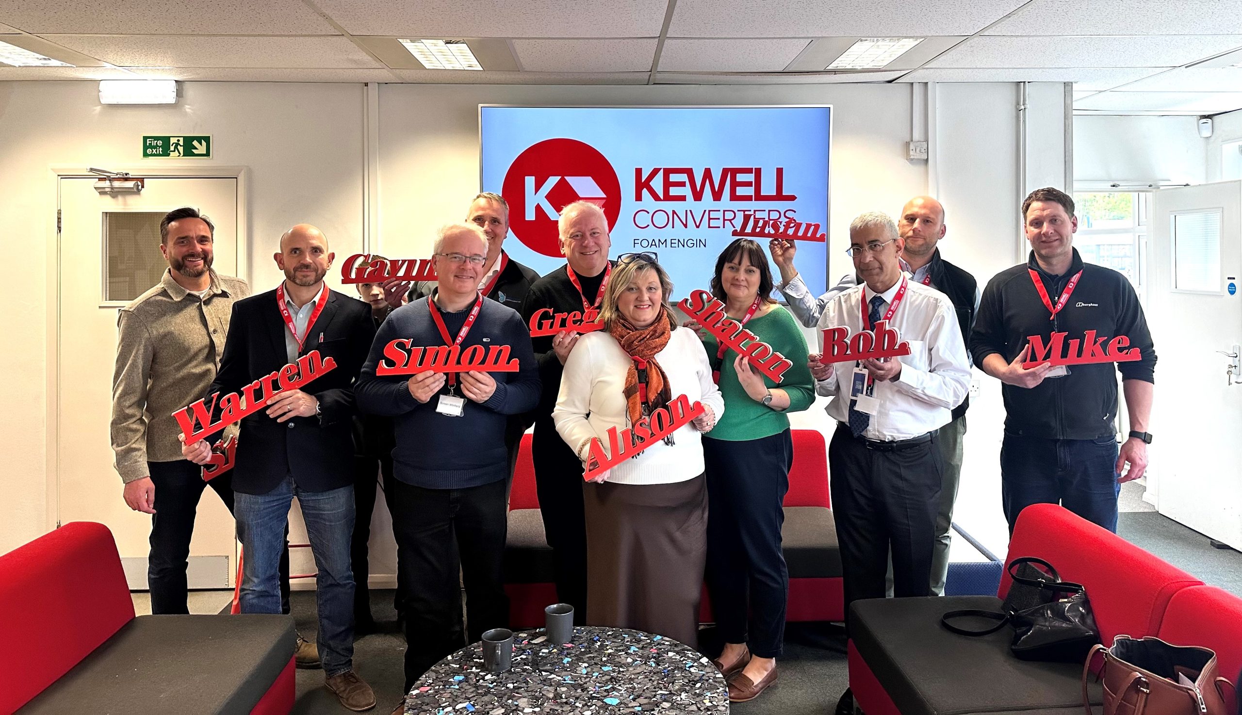 Kewell Converters invite members from the UK Gasket & Sealing Association to a factory tour