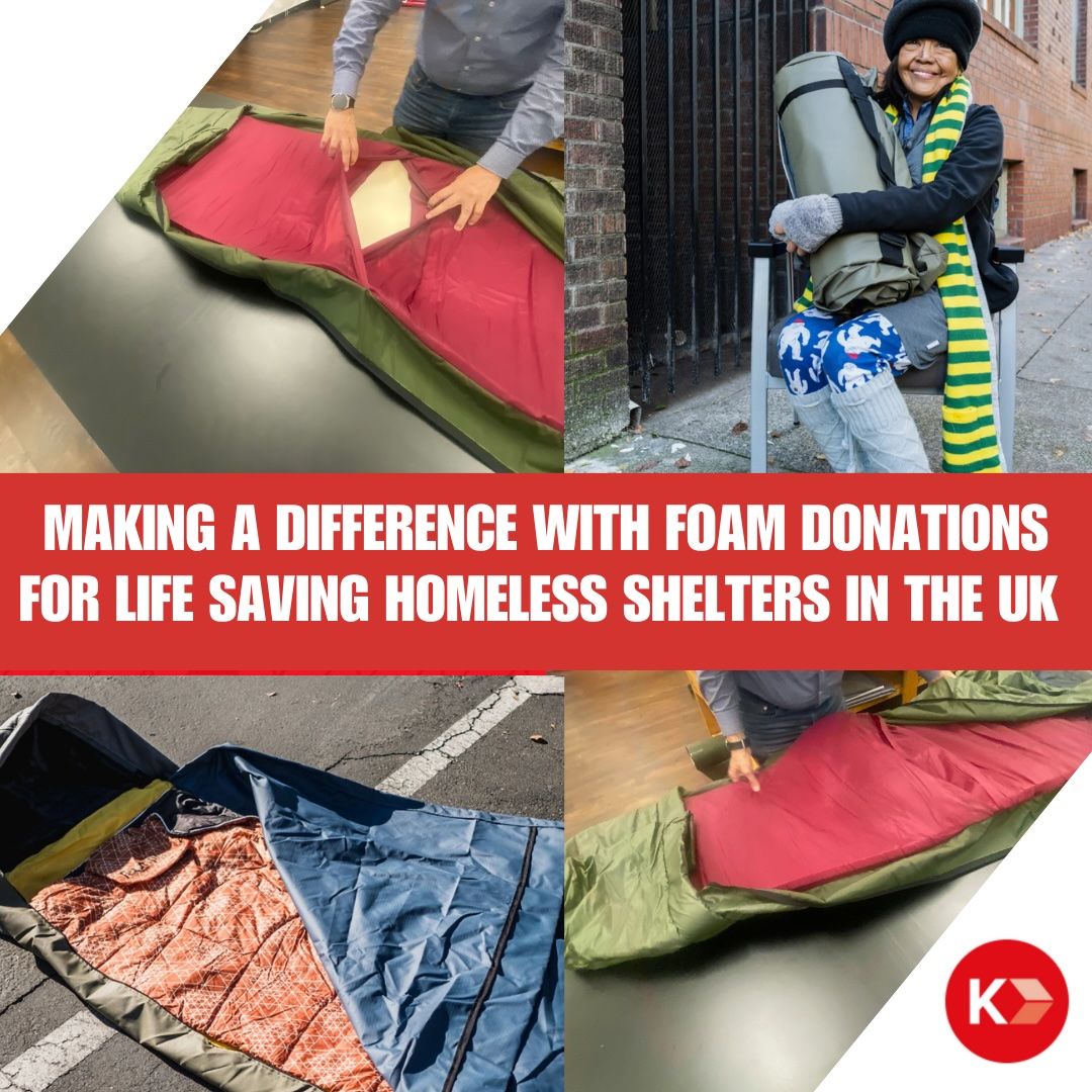 How Kewell Converters is supporting The Sheltersuit Foundation with foam donations